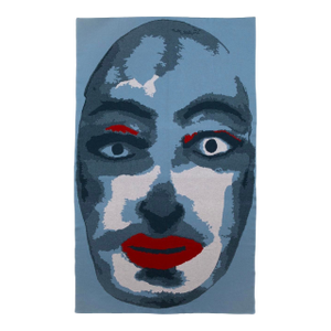 Nicolas Party - Untitled Portrait Lambswool Blanket, Limited Edition of 50