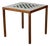 Ceramic Tile Chess Table in the Style of Gordon & Jane Martz For Sale
