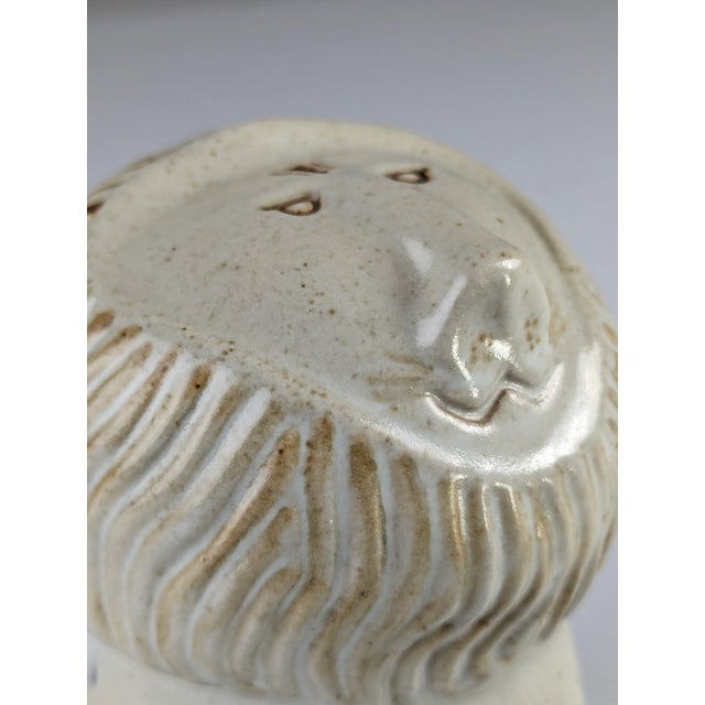 Ceramic Lion in Stoneware from ASO / Antonio Salvador Orodea, 1980s For Sale - Image 4 of 12