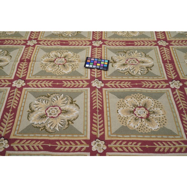 Early 21st Century French Aubusson Design Rug 8'0" X 10'0" For Sale - Image 5 of 7