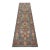 Kazak Runner 2’8” X 9’8” Blue Wool Tribal Hand-Knotted Oriental Rug For Sale