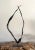 A striking contemporary sculpture carved from a single solid block of suar wood, transformed through an expressive process...