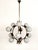 Mid-Century Italian Brass and Opaline Glass Chandelier from Stilnovo, 1950s For Sale - Image 13 of 18