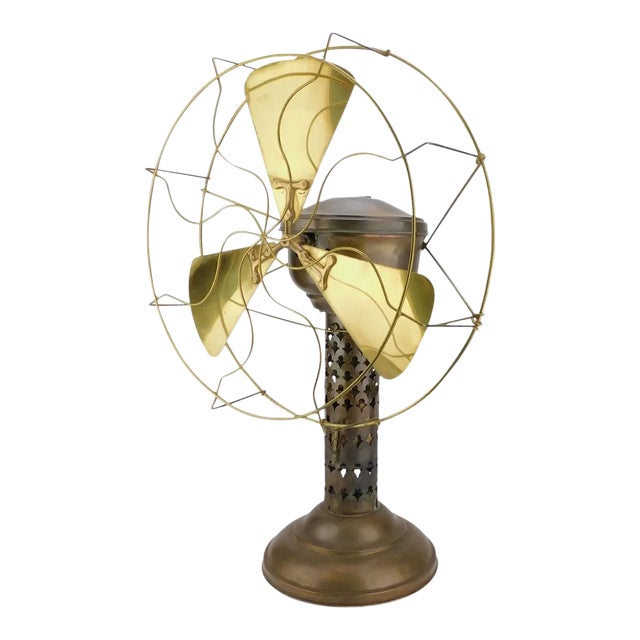 Circa 1914 "The Thermo Fan" by Thermo Engine Company Hot Air Fan For Sale