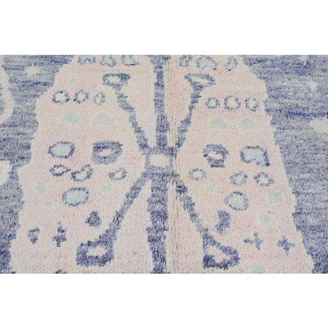 2010s Moroccan Hand Knotted Wool Rug, 5'10x9'1" For Sale - Image 5 of 6