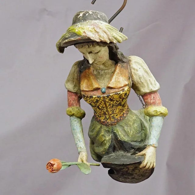 Hanging Piece of a Medieval Lady, 1900s For Sale - Image 4 of 12