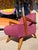 Pink Fully Restored 1950's Mid-Century Modern Armchair For Sale - Image 8 of 17