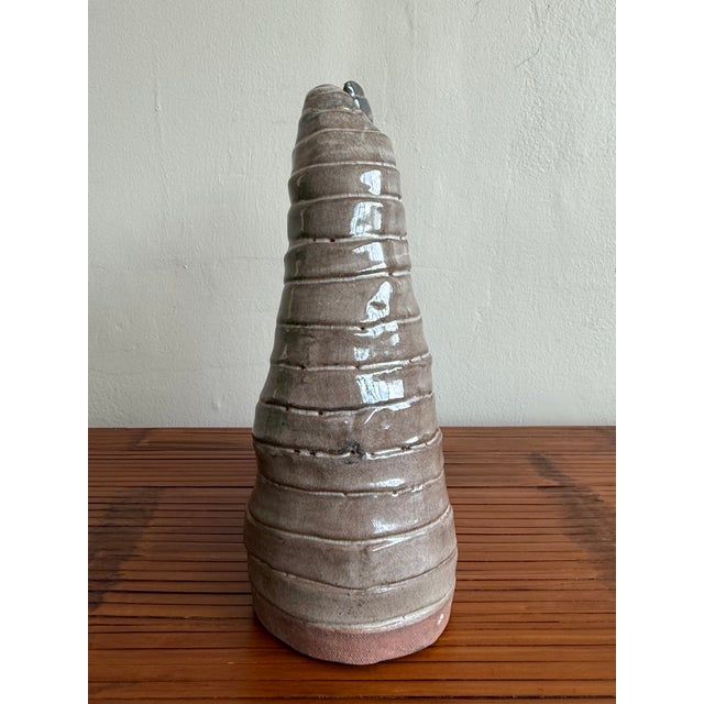 Late 20th Century Boho Organic Modern Ceramic Sculpture For Sale - Image 5 of 5