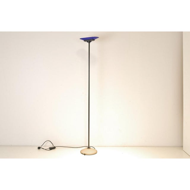 Blue Jill Floor Lamp by Perry King and Santiago Miranda for Arteluce, Italy, 1979 For Sale - Image 8 of 11