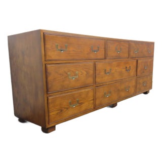 Henredon Artefacts Hollywood Regency Long Low Dresser Bathroom Vanity 5745 For Sale