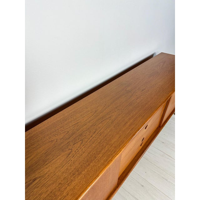 Large Vintage Danish Teak Sideboard by H.W. Klein for Bramin, 1960s For Sale - Image 16 of 18