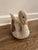 Chinoiserie Mid 20th Century Shell Encrusted Ceramic Swan For Sale - Image 3 of 8