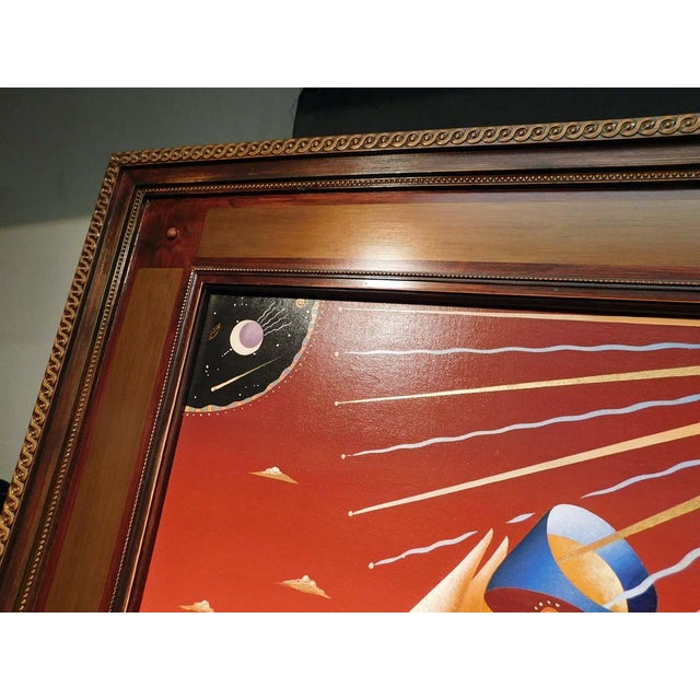2000 - 2009 Anton Arkhipov "Color of Wine" 2003 Original Oil Painting on Canvas Framed For Sale - Image 5 of 13