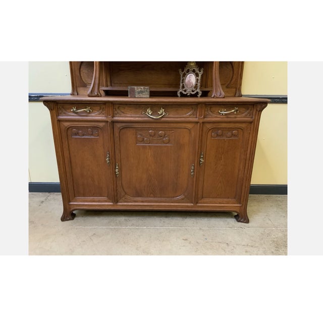 Antique Art Nouveau Buffet, 1900s For Sale - Image 12 of 13