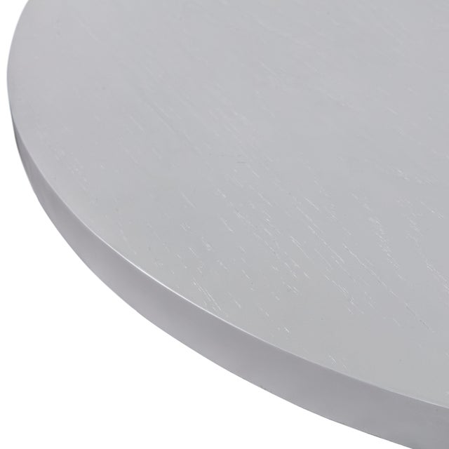 White Rishi Natural Rope Oval Table For Sale - Image 8 of 11