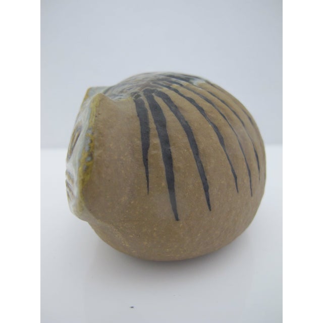 Lisa Larson Lilla Zoo Series Cat Loaf Stoneware Gustavsberg Sweden Figurine For Sale - Image 9 of 10