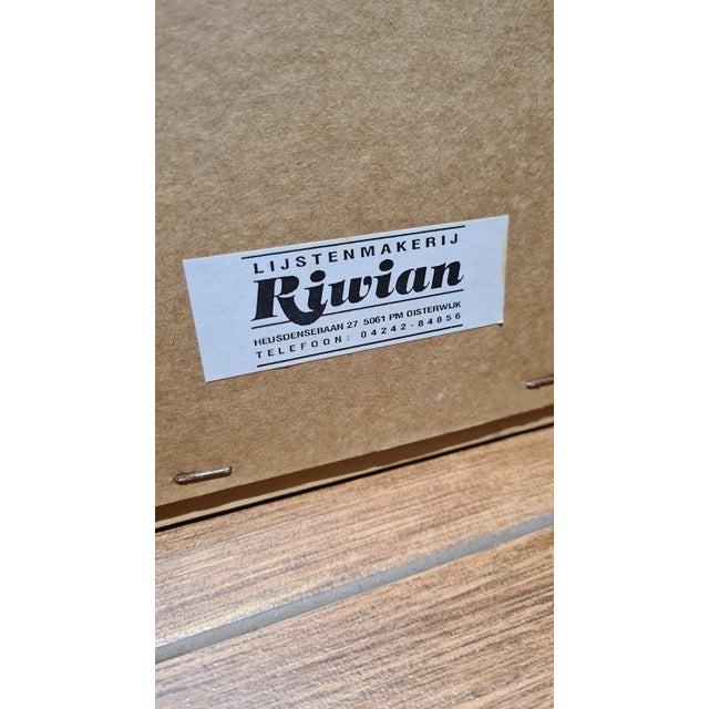 Dutch Bicycle Advertising Poster, 1970s For Sale - Image 9 of 13