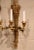 Pair of Vintage French Louis XVI Style Carved Giltwood Three-Light Wall Sconces For Sale In Dallas - Image 6 of 9
