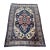 Mid 19th Century Kashan Persian Rug With Navy Medallion For Sale