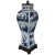 Antique 19th Century Chinese Blue & White Porcelain Vase Decorated With Figures in Landscape Representing the Four Seasons Mounted as a Lamp For Sale - Image 9 of 11