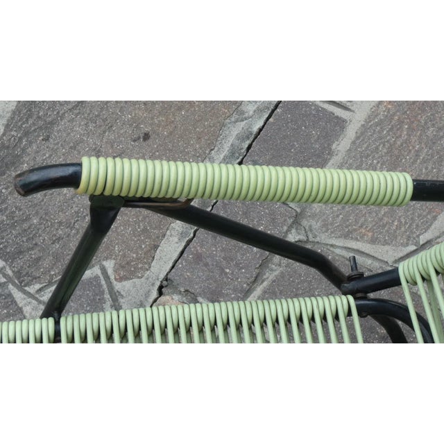 Metal Deckchair with Headrest in PVC and Metal by Zanchi Alabarda, 1960s For Sale - Image 7 of 9