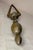Antique 18th Century Wrought Iron Turned Brass English Fireplace Tongs Tool 5 For Sale In New York - Image 6 of 10