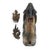 Asian Artist, Sculpture of a Fantastic Animal with Deities, 1800s, Wood For Sale - Image 5 of 10