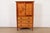 Late 20th Century Stickley Harvey Ellis Collection Mission Arts & Crafts Cherry Wood and Tiger Maple Media Armoire Cabinet For Sale - Image 14 of 14