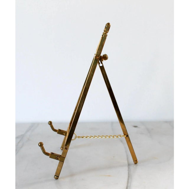 Pair of Vintage Brass Easels Chairish
