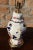 Mason's Ironstone Blue Mandalay Lamp on Brass Base For Sale - Image 12 of 12