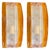 Glass Bicolore Murano Glass Wall Lights from Mazzega, Italy, 1970, Set of 2 For Sale - Image 7 of 7