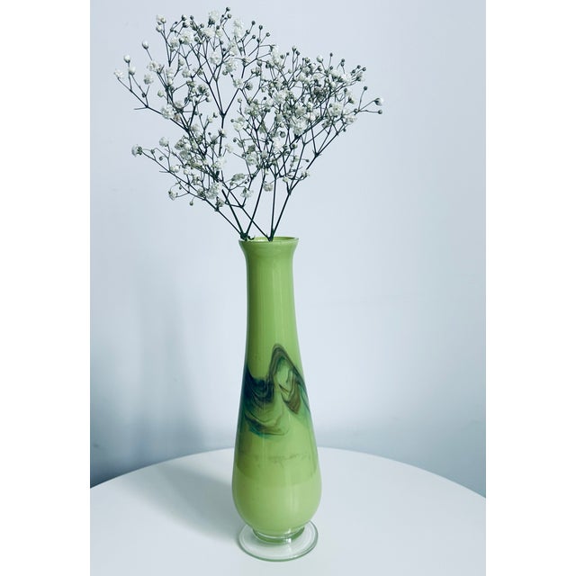 Mid-Century Modern Fulvio Bianconi 1960s Art Glass Vase Murano Italy For Sale - Image 3 of 7