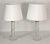 Art Glass Table Lamps by Carl Fagerlund for Orrefors, 1950s, Set of 2 For Sale - Image 3 of 13