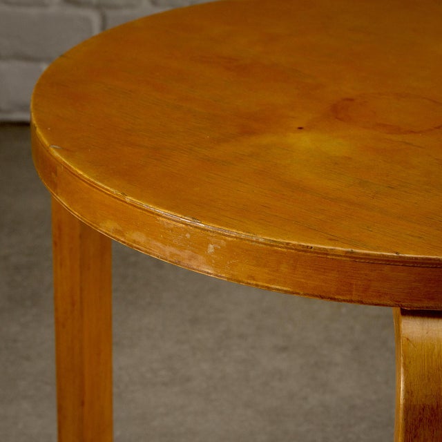 Wood Model 70 Side Table by Alvar Aalto, Finland, 1940s For Sale - Image 7 of 13