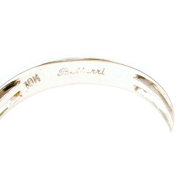Bellarri Pink Tourmaline Diamond 18k White Gold Ring, Size 7.25 For Sale In Los Angeles - Image 6 of 7