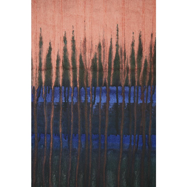 "Hold Onto the Feeling / Red Grey Turquoise Yellow" - Large Abstract Acrylic Painting by Simon Findlay For Sale - Image 11 of 14