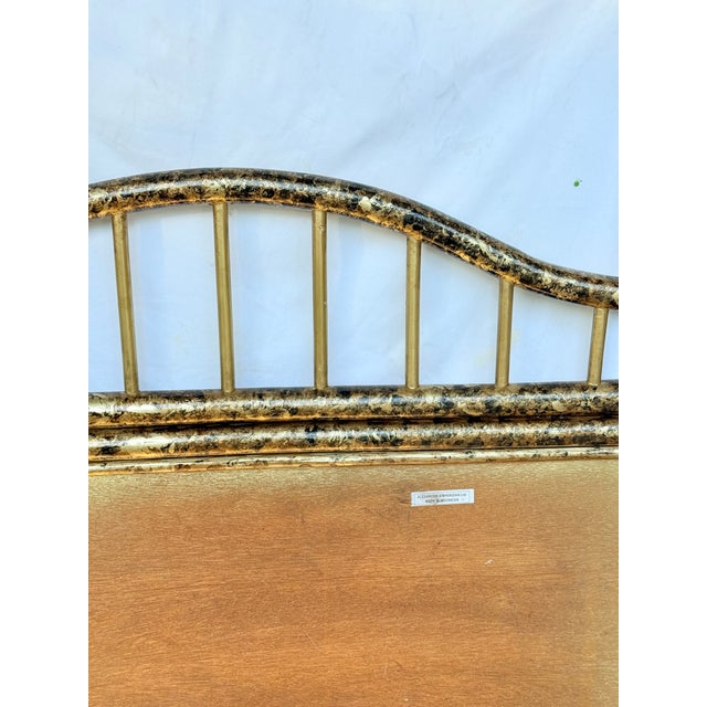 Vintage Alexander & Sheridan Rattan Mantel Mirror, Bespoke Faux Tortoiseshell Finish, Hollywood Regency - Newly Painted For Sale In Mobile - Image 6 of 10