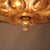 Late 19th Century Victorian Brass, Bronze & Crystal Chandelier With Peachblow Hobnail Glass Shade For Sale - Image 17 of 17