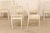 Mid 20th Century Swedish Side Chairs, Cream Finish - Set of 6 For Sale - Image 9 of 12