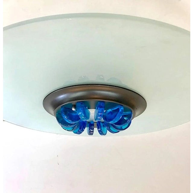 1980s Italian 1980s Ceiling Mount Light in the Memphis Style For Sale - Image 5 of 8