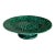 Green Majolica English Cake Plate For Sale