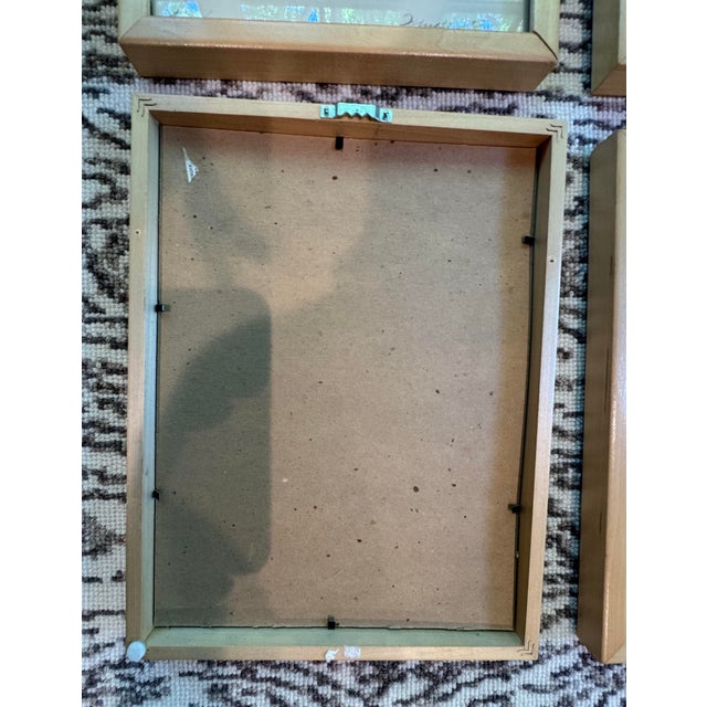 Collection of 15 Antique Herbarium Botanical Specimens in Wood Frames, Bergdorf Goodman Provenance For Sale - Image 4 of 9