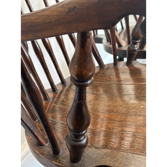 Antique American Windsor Chairs, a Pair For Sale - Image 10 of 13