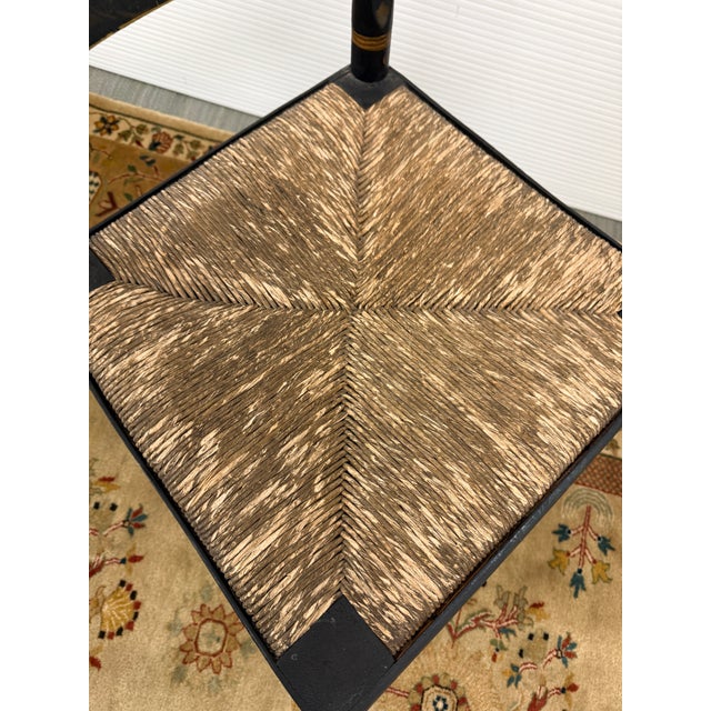 19th Century Ebonized Hitchcock Rocking Chair, 19th Century For Sale - Image 5 of 12