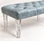 Contemporary Glamorous Tufted Bench by Artefac For Sale - Image 3 of 6