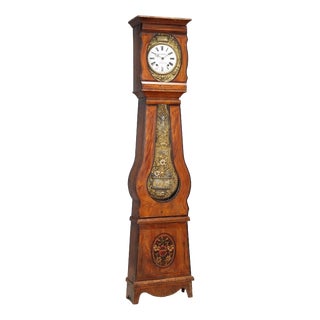Montceau-les-Mines Grandfather Clock from Morbier L. Gremaux For Sale