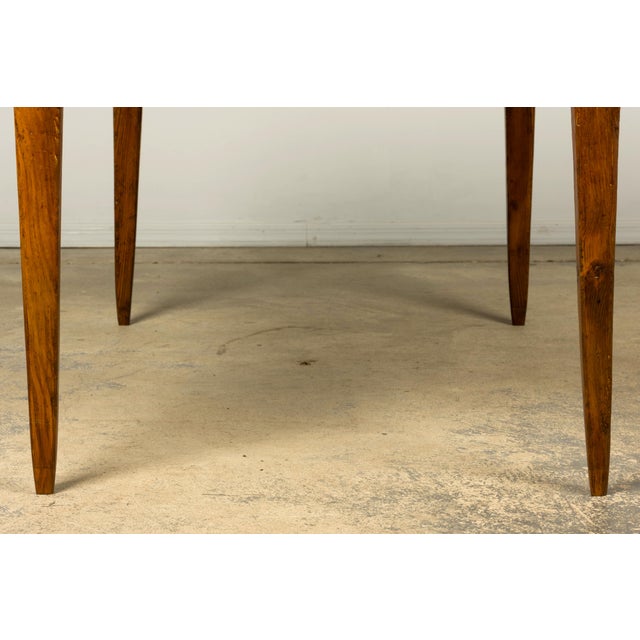 Late 19th Century French Rustic Farmhouse Pine Three-Drawer Writing Table For Sale - Image 15 of 18