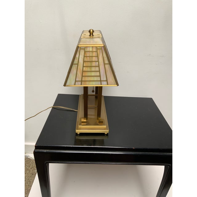 1990s Arts and Crafts Style Lamps by Fredrick Raymond - a Pair For Sale - Image 10 of 10