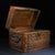Chinese Chinese Huali Rosewood Carved Treasure Box With Brass Hardware For Sale - Image 3 of 7