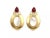 Contemporary Christian Dior Diamond Ruby Mother of Pearl 18k Yellow Gold Earrings - 2 Pieces For Sale - Image 3 of 8